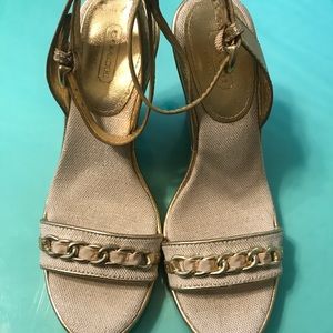 Coach wedges size 6